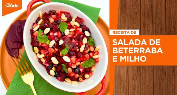 Receita: Salada de beterraba e milho