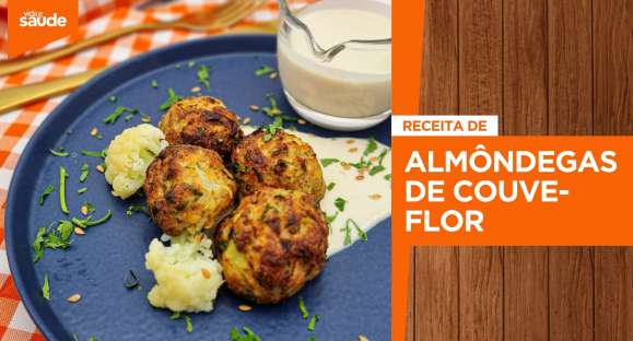 Receita: Almôndegas de couve-flor