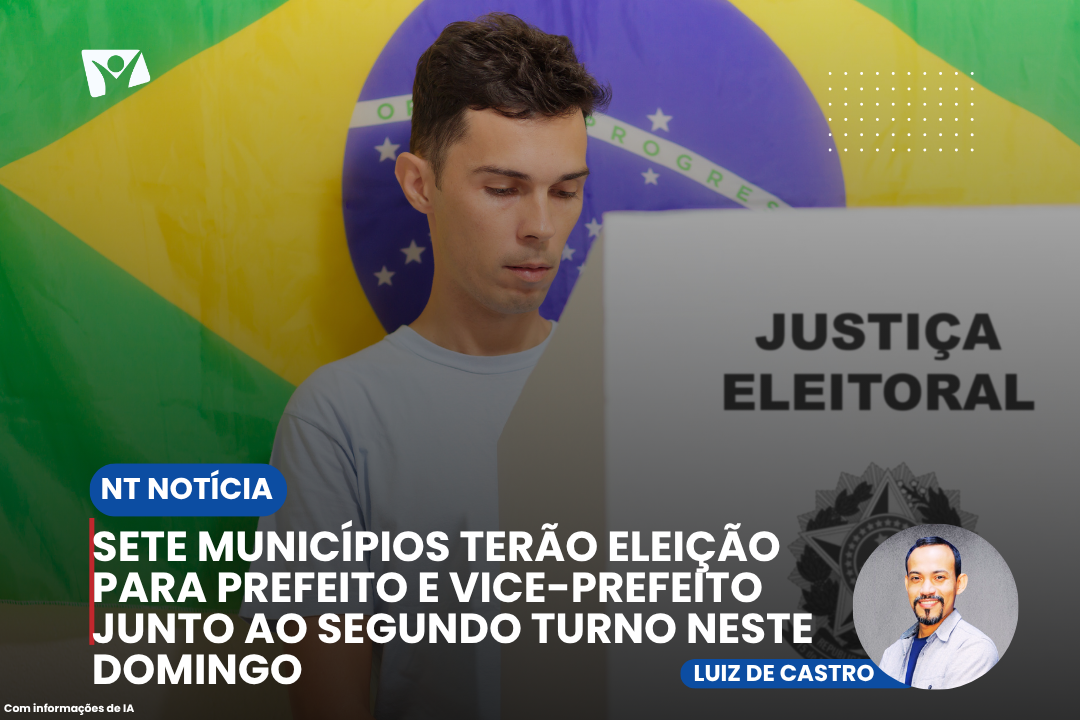 Sete municípios terão eleição para prefeito e vice-prefeito junto ao segundo turno neste domingo