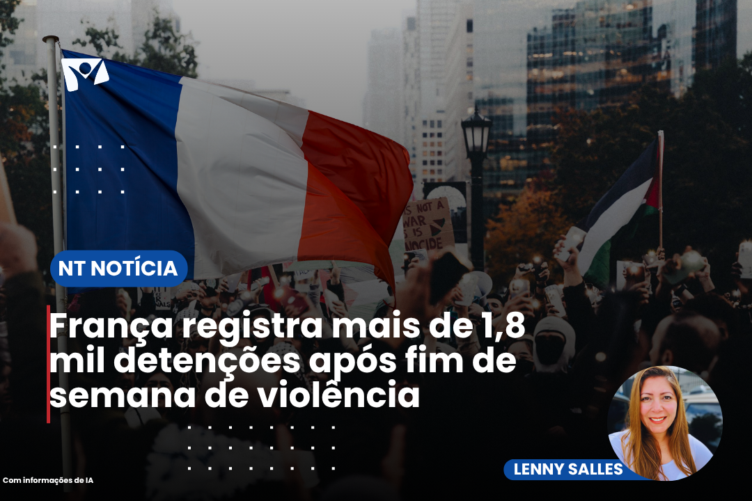 França registra mais de 1,8 mil detenções após fim de semana de violência