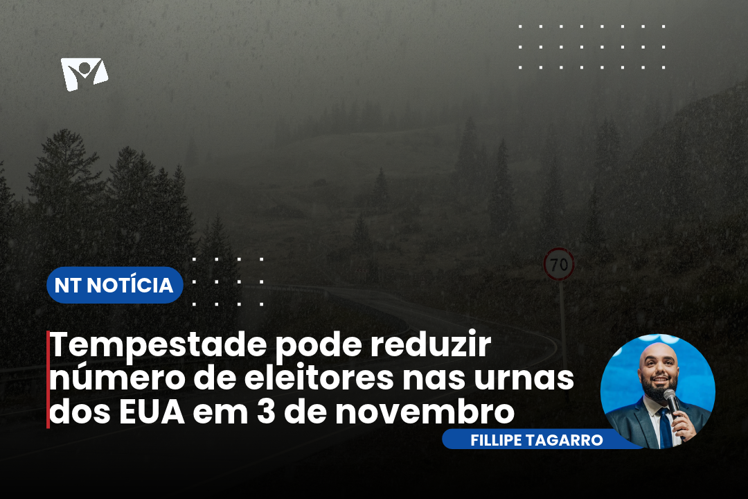 Tempestade pode reduzir número de eleitores nas urnas dos EUA em 3 de novembro