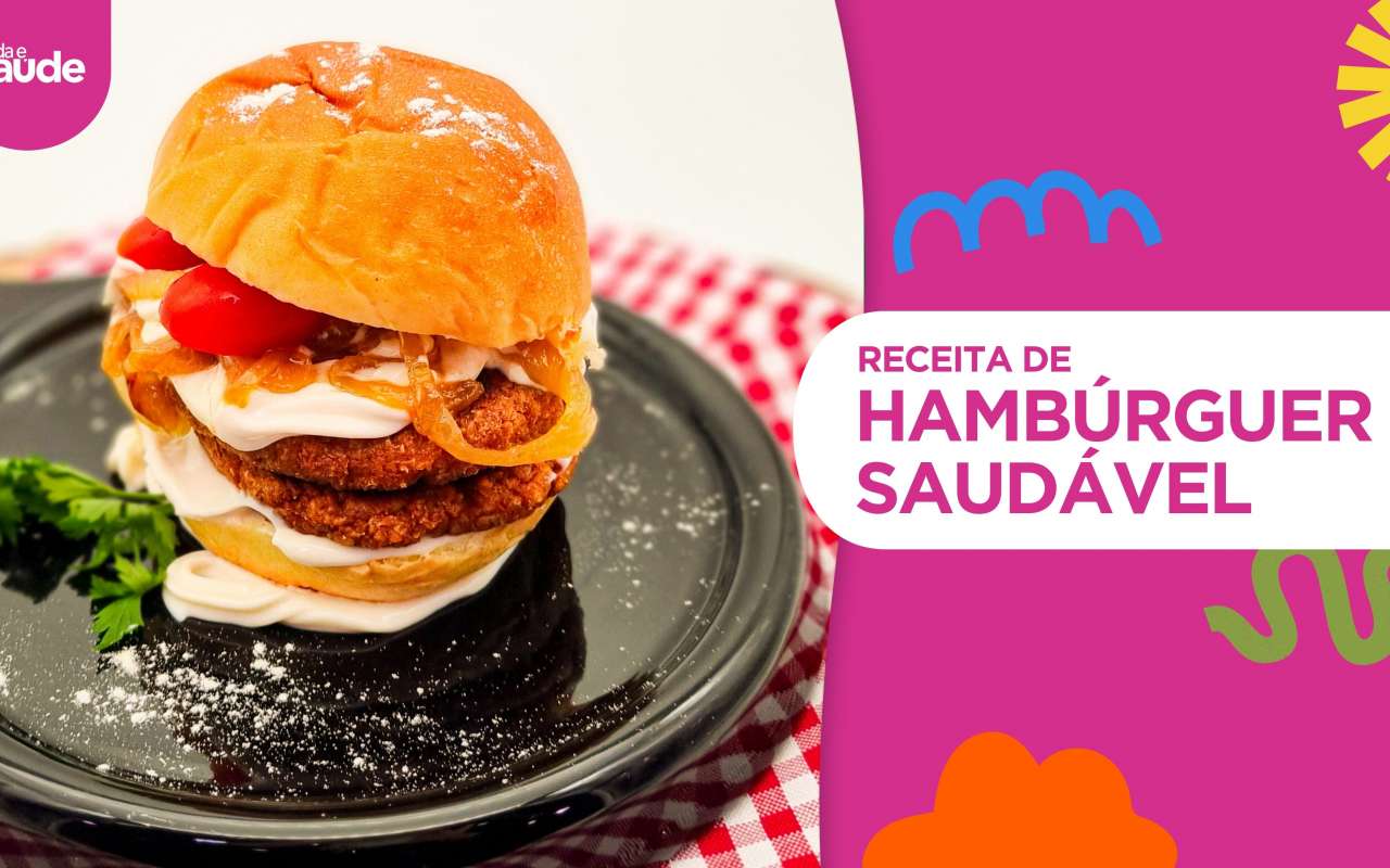Receita: Hambúrguer saudável